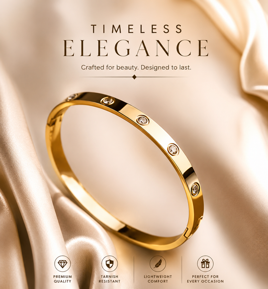 Anti-tarnish Bracelets for girls & women (1 gm Gold )