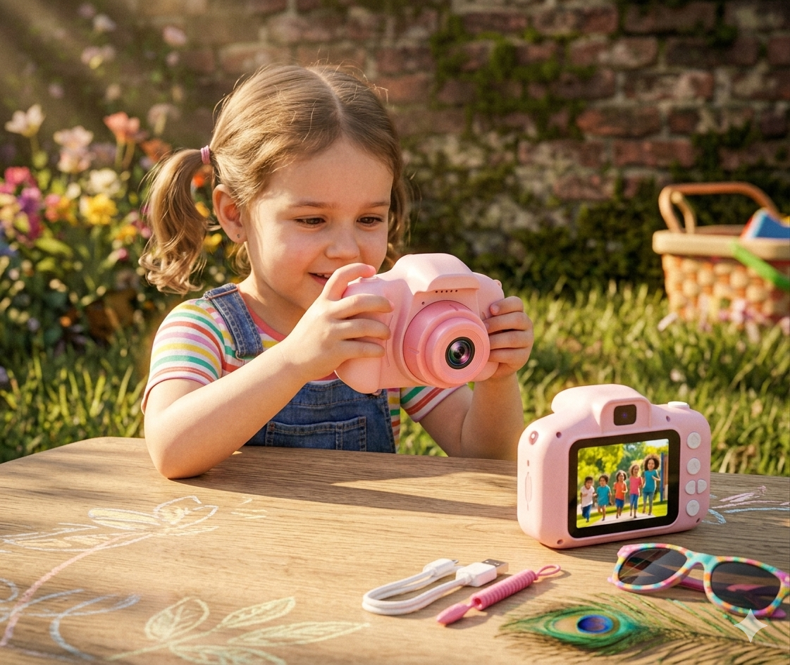 Kids Camera Toys for Fun with HD Digital Video and Photography Camera, for Toddler Age of 3-10 Years Old Children’s, Gift for Kids (multicolor